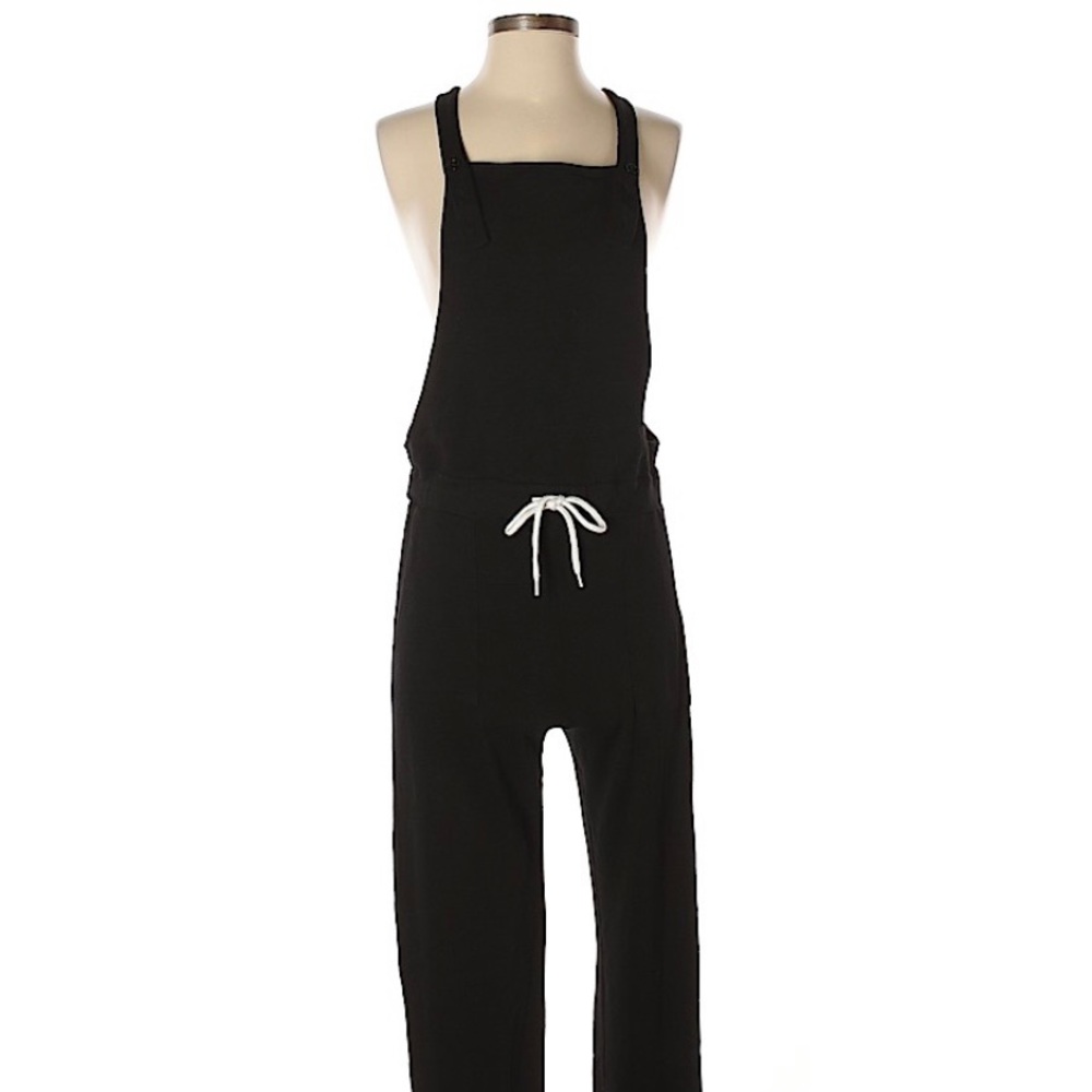 Monrow Cotton black jumpsuit